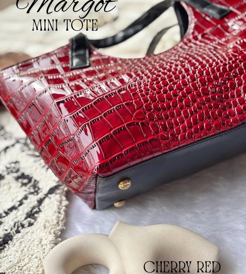 Margot Mini Tote Cherry Red