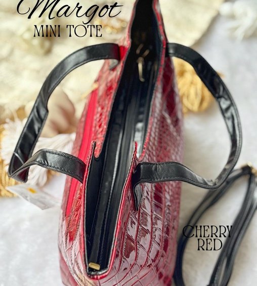 Margot Mini Tote Cherry Red