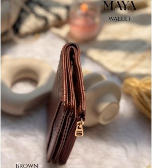 Maya Wallet Brown