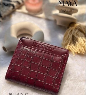Maya Wallet Burgundy