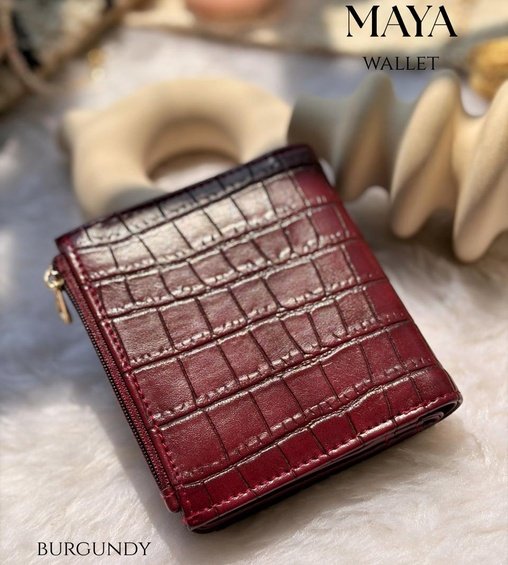 Maya Wallet Burgundy
