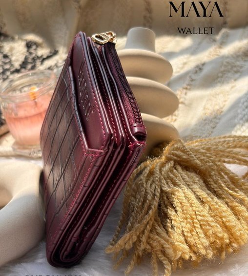 Maya Wallet Burgundy