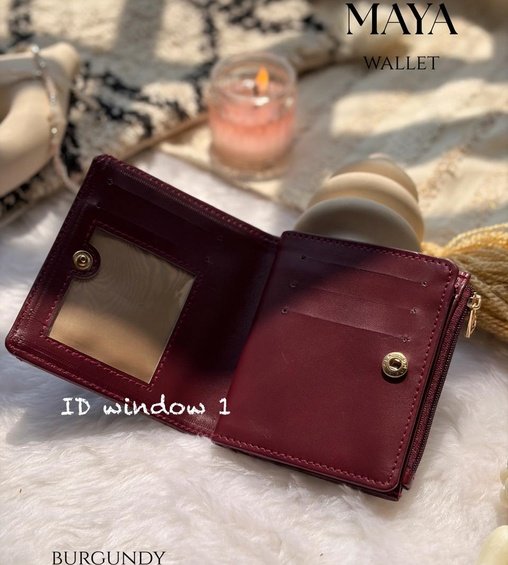 Maya Wallet Burgundy