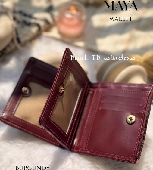Maya Wallet Burgundy