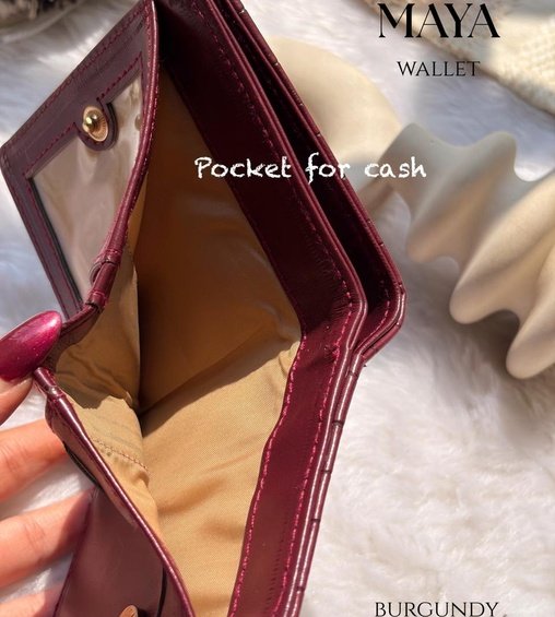 Maya Wallet Burgundy