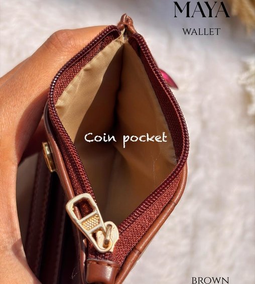 Maya Wallet Burgundy