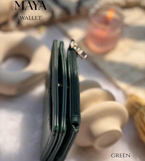 Maya Wallet Green
