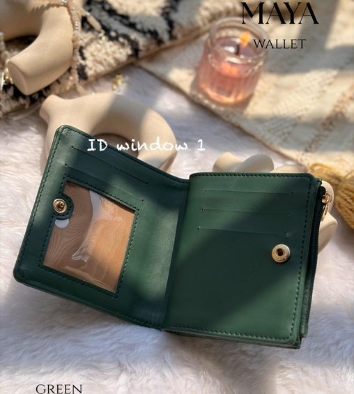 Maya Wallet Green