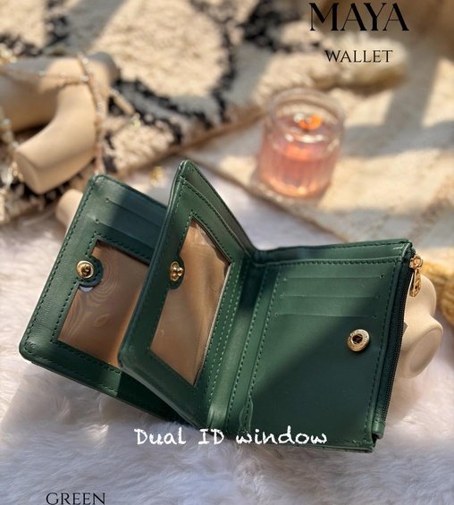 Maya Wallet Green