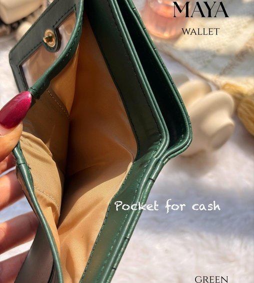 Maya Wallet Green