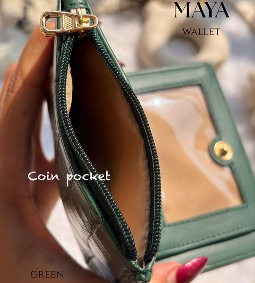 Maya Wallet Green