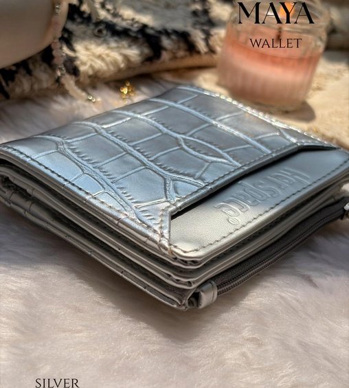 Maya Wallet Silver
