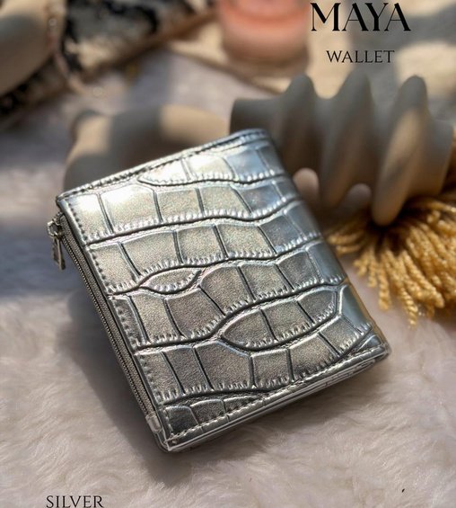 Maya Wallet Silver