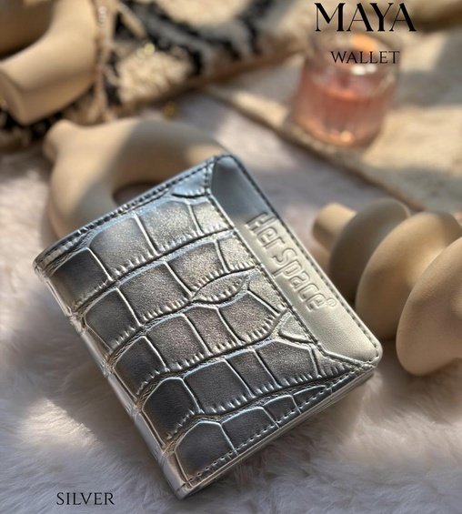Maya Wallet Silver