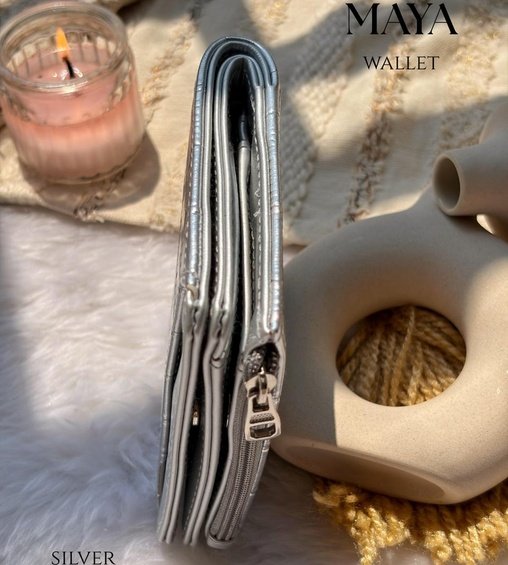 Maya Wallet Silver