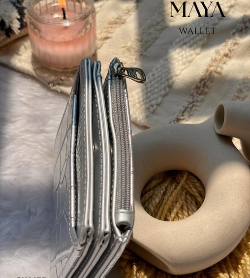 Maya Wallet Silver