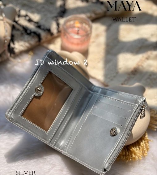 Maya Wallet Silver