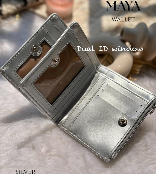 Maya Wallet Silver