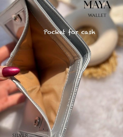 Maya Wallet Silver
