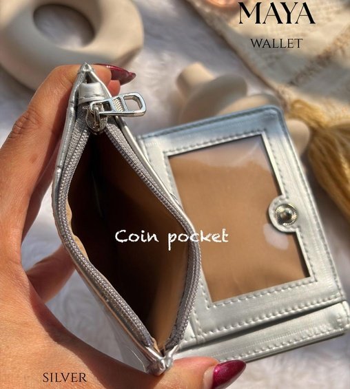 Maya Wallet Silver