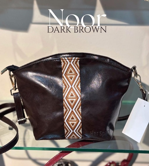 Noor Sling Bag Dark Brown