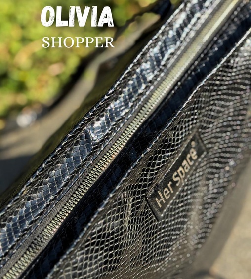 Olivia Shopper Black