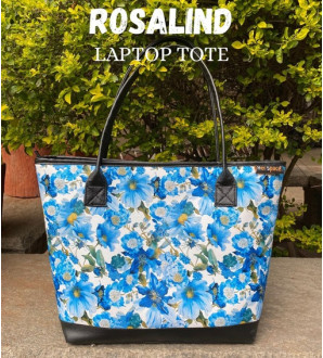 Rosalind Laptop Tote Blue