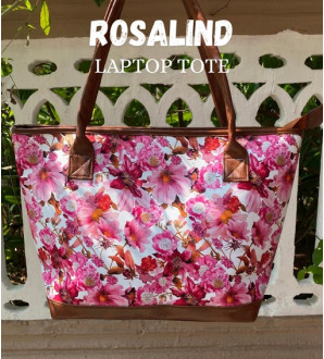 Rosalind Laptop Tote Pink