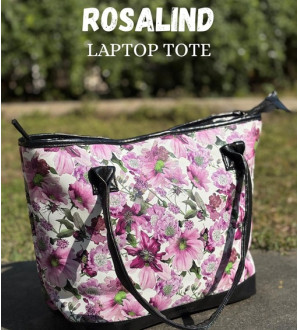 Rosalind Laptop Tote Purple