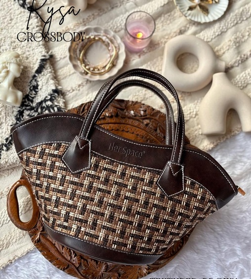 Rysa Crossbody Textured Brown