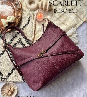 Scarlett Hobo Bag Burgundy