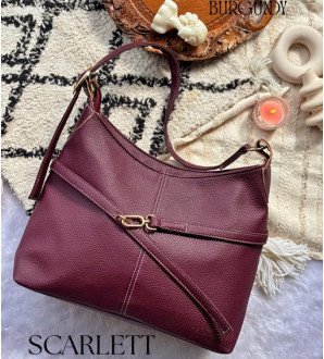 Scarlett Hobo Bag Burgundy