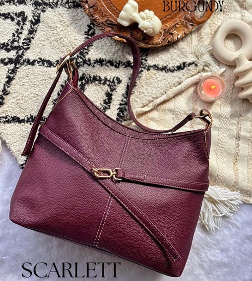 Scarlett Hobo Bag Burgundy