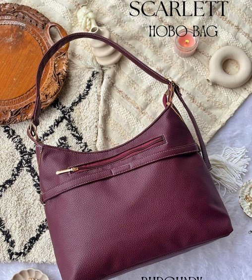 Scarlett Hobo Bag Burgundy