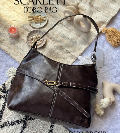 Scarlett Hobo Bag Dark Brown Scarlett Hobo Bag Dark Brown