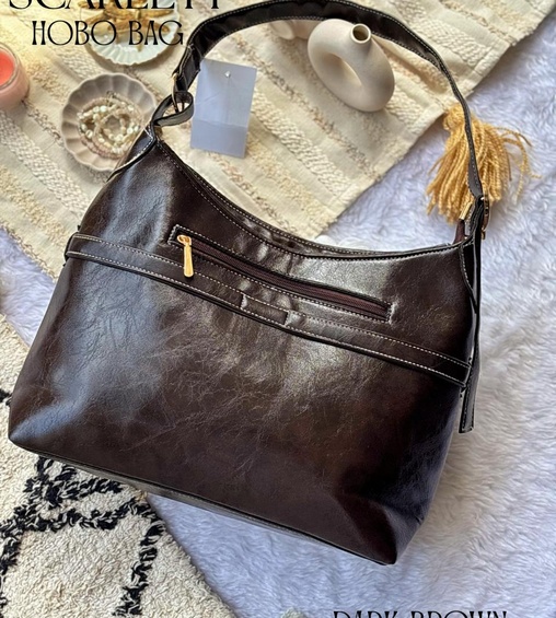 Scarlett Hobo Bag Dark Brown Scarlett Hobo Bag Dark Brown