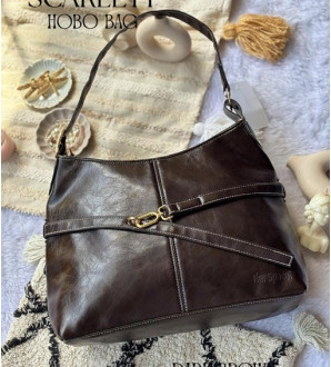 Scarlett Hobo Bag Dark Brown