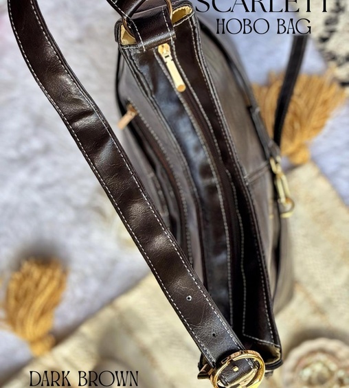 Scarlett Hobo Bag Dark Brown Scarlett Hobo Bag Dark Brown