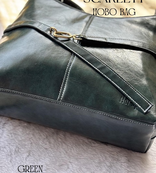 Scarlett Hobo Bag Green Scarlett Hobo Bag Green