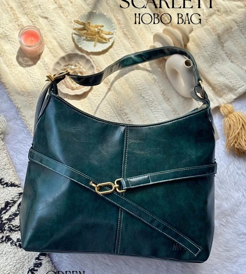 Scarlett Hobo Bag Green Scarlett Hobo Bag Green