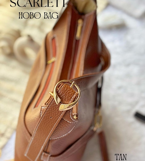 Scarlett Hobo Bag Tan Scarlett Hobo Bag Tan
