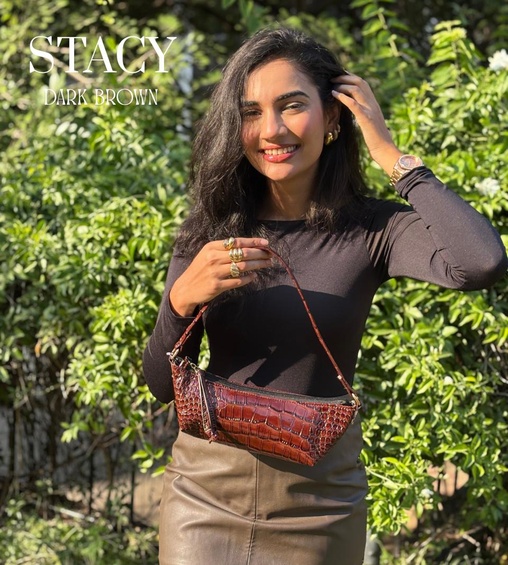 Stacy Bag Dark Brown