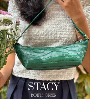 Stacy Bag Bottle Green