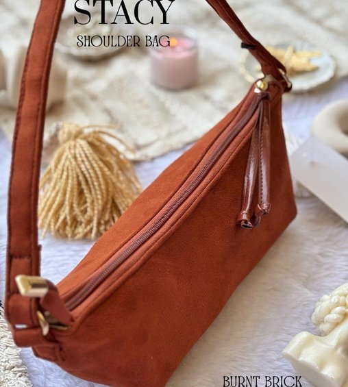 Stacy Shoulder Bag Burnt Brick