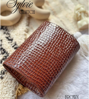 Sylvie Clutch Brown