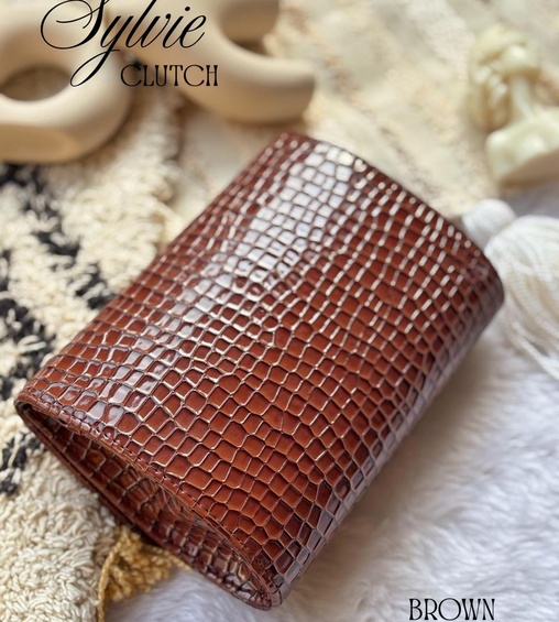 Sylvie Clutch Brown
