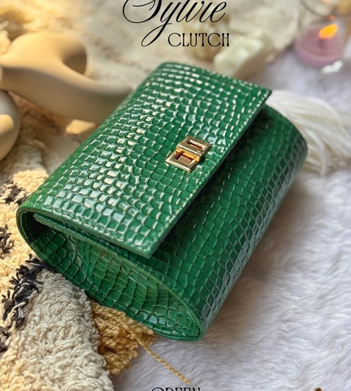 Sylvie Clutch Green