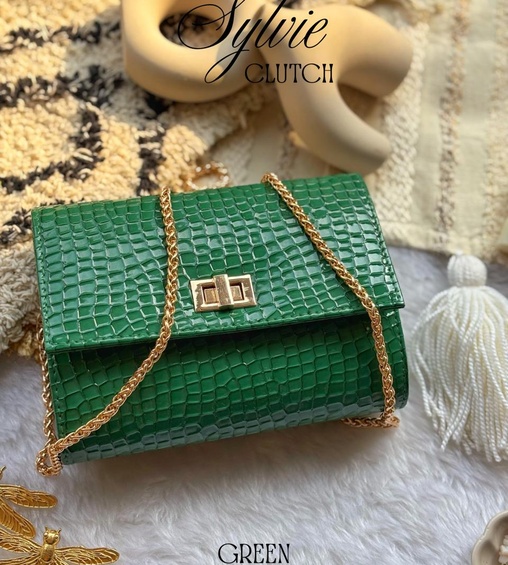 Sylvie Clutch Green