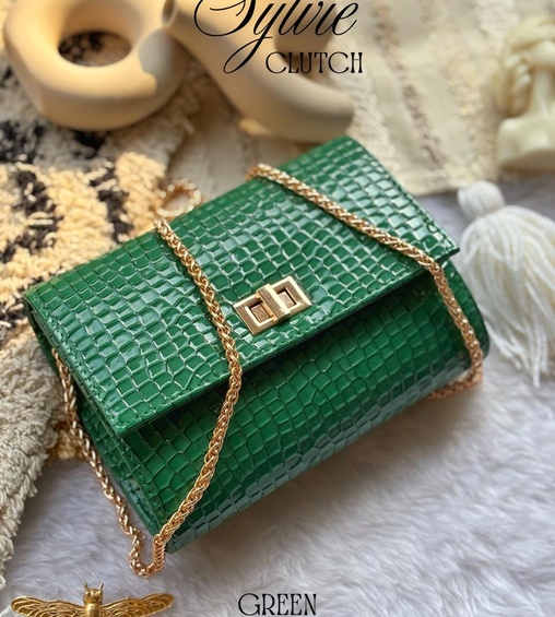 Sylvie Clutch Green