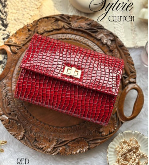 Sylvie Clutch Red